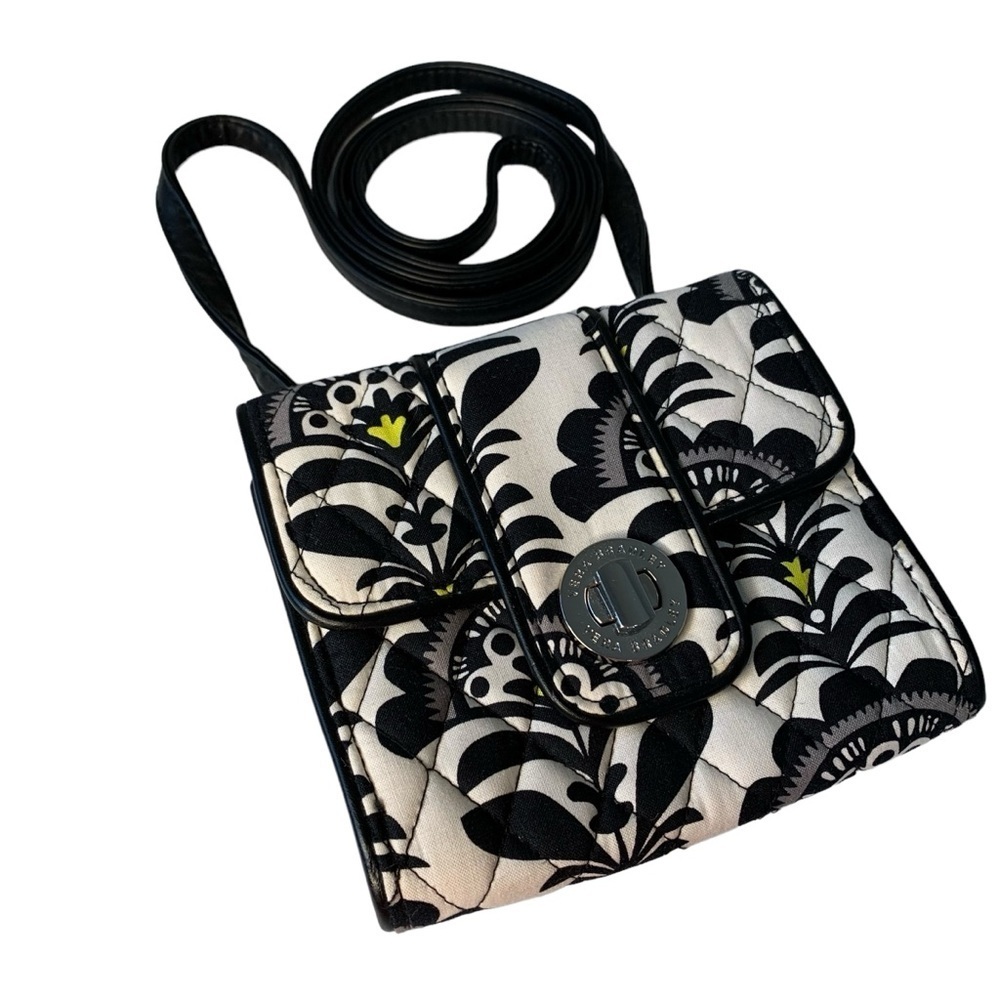 Vera Bradley Black and White Crossbody Bag